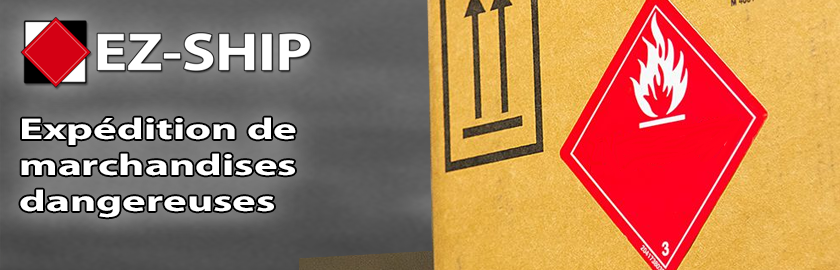 EZ-Ship - Expédition de marchandises dangereuse